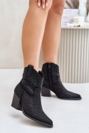 Botki Model S.Barski HY42-121 Black - Step in style Step in style