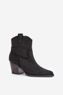 Botki Model S.Barski HY42-121 Black - Step in style Step in style