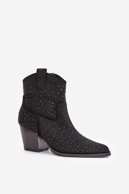 Botki Model S.Barski HY42-121 Black - Step in style Step in style