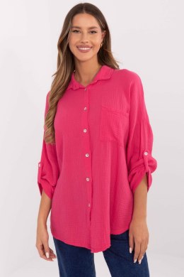 Koszula Damska Model MO-KS-9368.98 Fuksjs - Italy Moda Italy Moda