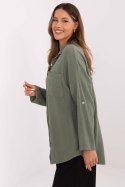 Koszula Damska Model MO-KS-9368.98 Khaki - Italy Moda Italy Moda Koszula Damska Model MO-KS-9368.98 Khaki - Italy Moda Italy Moda
