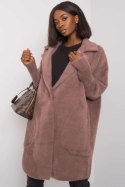 Płaszcz Damski Model MBM-PL-1517.00P Dark Pink - MBM MBM Płaszcz Damski Model MBM-PL-1517.00P Dark Pink - MBM MBM