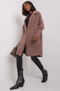 Płaszcz Damski Model MBM-PL-1517.00P Dark Pink - MBM MBM Płaszcz Damski Model MBM-PL-1517.00P Dark Pink - MBM MBM