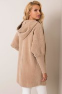 Płaszcz Damski Model MBM-PL-1518.95P Beige - MBM MBM Płaszcz Damski Model MBM-PL-1518.95P Beige - MBM MBM