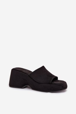 Sandał Klapki Model Afisal 1763 Black - Step in style Step in style