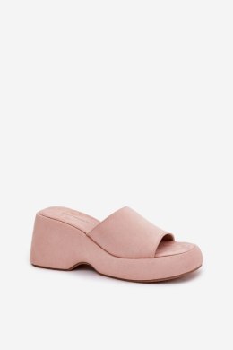 Sandał Klapki Model Afisal 1763 Pink - Step in style Step in style