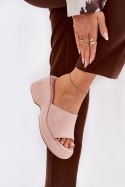 Sandał Klapki Model Afisal 1763 Pink - Step in style Step in style Sandał Klapki Model Afisal 1763 Pink - Step in style Step in style