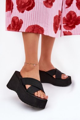 Sandał Klapki Model Sevolee 3773 Black - Step in style Step in style