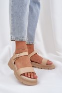 Sandały Model Evaretha Al17 Beige - Step in style Step in style Sandały Model Evaretha Al17 Beige - Step in style Step in style