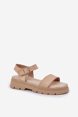 Sandały Model Evaretha Al17 Beige - Step in style Step in style
