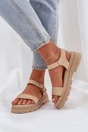 Sandały Model Evaretha Al17 Beige - Step in style Step in style Sandały Model Evaretha Al17 Beige - Step in style Step in style