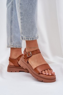 Sandały Model Evaretha Al17 Camel - Step in style Step in style