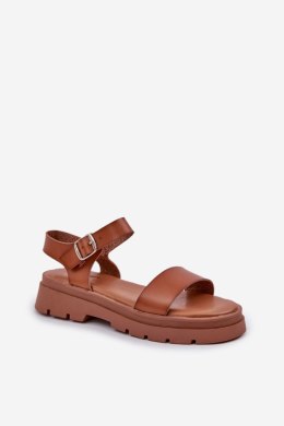 Sandały Model Evaretha Al17 Camel - Step in style Step in style