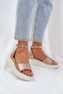 Sandały Model Gillifia JH519P Gold - Step in style Step in style Sandały Model Gillifia JH519P Gold - Step in style Step in style