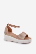 Sandały Model Gillifia JH519P Gold - Step in style Step in style Sandały Model Gillifia JH519P Gold - Step in style Step in style