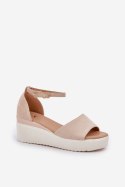 Sandały Model Gillifia JH519P Light Beige - Step in style Step in style Sandały Model Gillifia JH519P Light Beige - Step in style Step in style