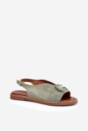 Sandały Model Haliones A8230 Green - Step in style Step in style