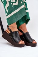 Sandały Model Leaniria RMR24130-8 Black - Step in style Step in style Sandały Model Leaniria RMR24130-8 Black - Step in style Step in style