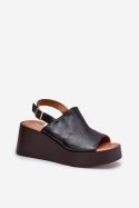 Sandały Model Leaniria RMR24130-8 Black - Step in style Step in style Sandały Model Leaniria RMR24130-8 Black - Step in style Step in style