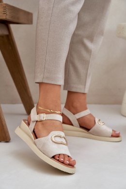 Sandały Model Salianes RMR2267-10 Beige - Step in style Step in style