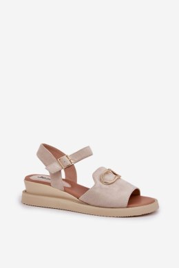 Sandały Model Salianes RMR2267-10 Beige - Step in style Step in style