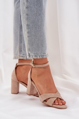 Sandały Model Saniffia TU279P Beige - Step in style Step in style