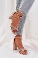 Sandały Model Saniffia TU279P Beige - Step in style Step in style