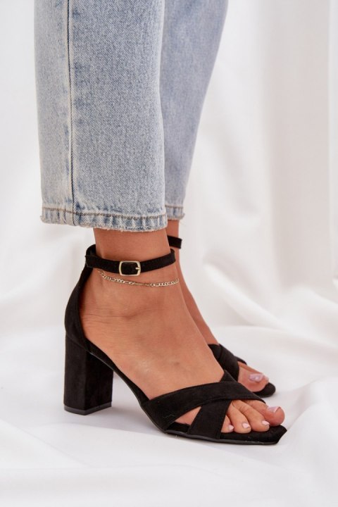 Sandały Model Saniffia TU279P Black - Step in style Step in style Sandały Model Saniffia TU279P Black - Step in style Step in style