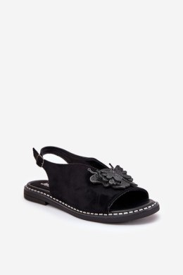 Sandały Model Setorina RMR2266-10 Black - Step in style Step in style