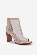 Sandały Model Taniffia M393 Beige - Step in style Step in style Sandały Model Taniffia M393 Beige - Step in style Step in style