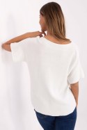 Sweter Damski Model MO-SW-0702.36 Ecru - Italy Moda Italy Moda
