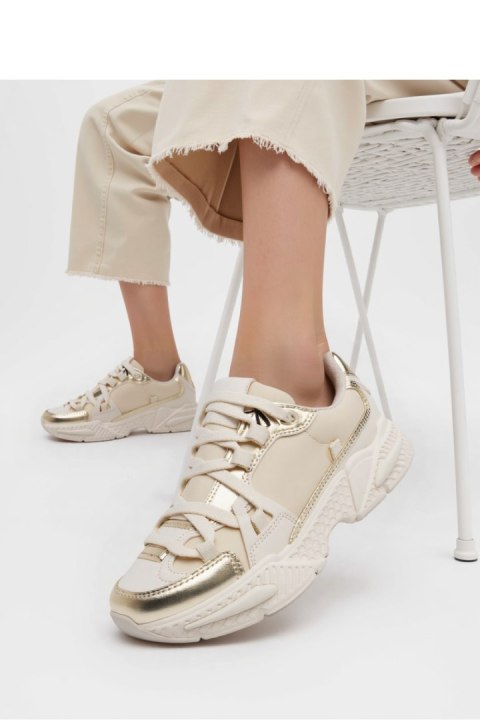 Damskie Sneakersy CELESTE ? Beige - Inello Inello Damskie Sneakersy CELESTE ? Beige - Inello Inello