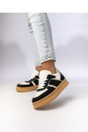 Damskie Sneakersy DULXO BLACK - Inello Inello Damskie Sneakersy DULXO BLACK - Inello Inello