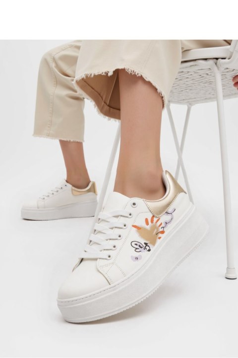 Damskie Sneakersy LUMIX GOLD - Inello Inello Damskie Sneakersy LUMIX GOLD - Inello Inello