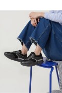 Damskie Sneakersy VELMIA BLACK - Inello Inello Damskie Sneakersy VELMIA BLACK - Inello Inello