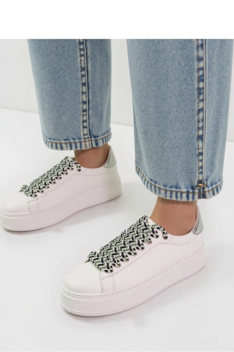 Damskie Sneakersy ZARAX ? White - Inello Inello Damskie Sneakersy ZARAX ? White - Inello Inello