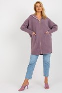 Płaszcz Damski Model MBM-PL-19905-1.96P Violet - MBM MBM Płaszcz Damski Model MBM-PL-19905-1.96P Violet - MBM MBM
