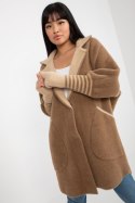 Płaszcz Damski Model MBM-PL-2001.95P Light Brown - MBM MBM Płaszcz Damski Model MBM-PL-2001.95P Light Brown - MBM MBM