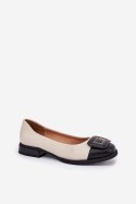 Baleriny Model DA MK51-059 Beige - Step in style Step in style Baleriny Model DA MK51-059 Beige - Step in style Step in style