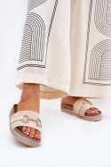 Sandał Klapki Model Morisela M538 Beige - Step in style Step in style