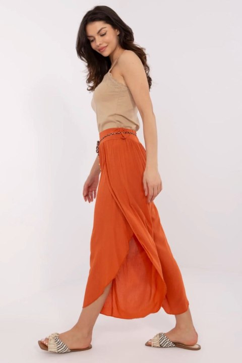 Spodnie Damskie Model TW-SP-BI-81378.24P Dark Orange - Och Bella Och Bella Spodnie Damskie Model TW-SP-BI-81378.24P Dark Orange - Och Bella Och Bella