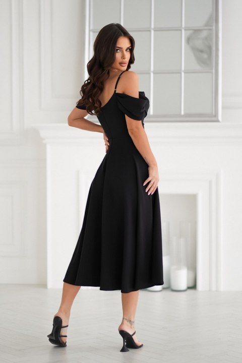 Sukienka Model 325-06 Black - Bicotone Bicotone Sukienka Model 325-06 Black - Bicotone Bicotone