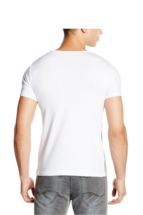 Tshirt Męski Model 17162 Blue/White - YourNewStyle YourNewStyle Tshirt Męski Model 17162 Blue/White - YourNewStyle YourNewStyle
