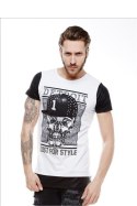 Tshirt Męski Model 17169 White - YourNewStyle YourNewStyle Tshirt Męski Model 17169 White - YourNewStyle YourNewStyle