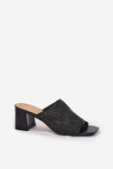 Sandał Klapki Model Ciariloria FY35-6 Black - Step in style Step in style Sandał Klapki Model Ciariloria FY35-6 Black - Step in style Step in style