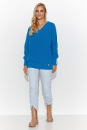 Sweter Damski Model S140 Blue - Makadamia Makadamia