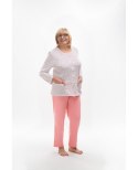 PIŻAMA DAMSKA MARIA III 202 DR R.3XL-4XL PIŻAMA DAMSKA MARIA III 202 DR R.3XL-4XL