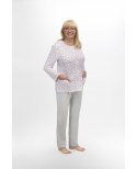 PIŻAMA DAMSKA MARIA III 202 DR R.3XL-4XL PIŻAMA DAMSKA MARIA III 202 DR R.3XL-4XL