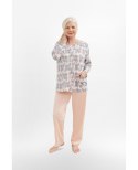 PIŻAMA DAMSKA MARIA III 202 DR R.3XL-4XL PIŻAMA DAMSKA MARIA III 202 DR R.3XL-4XL
