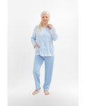 PIŻAMA DAMSKA MARIA III 202 DR R.3XL-4XL PIŻAMA DAMSKA MARIA III 202 DR R.3XL-4XL